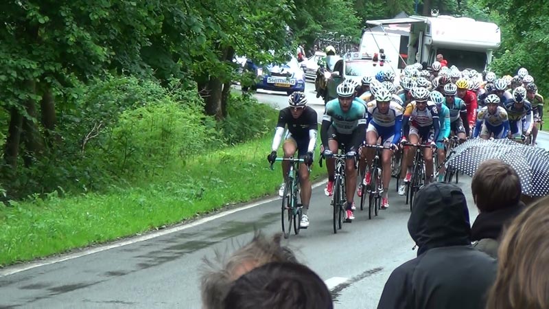 Op de côte d'Ortho. Boeckmans leidt voor Steegmans en ik.