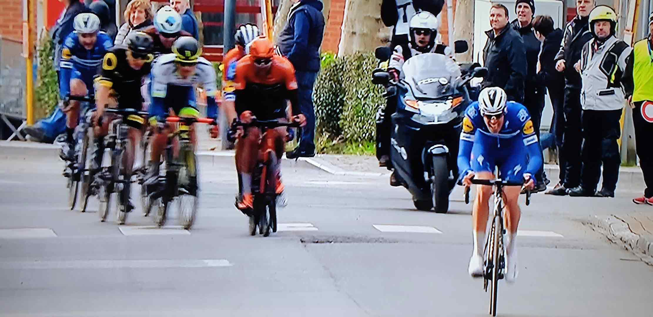 Tim Declercq Le Samyn 2019 strandt net voor de meet